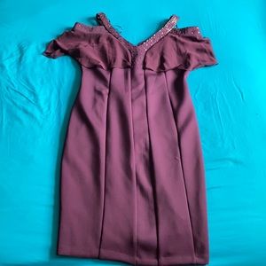 Maroon dress